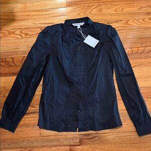 Walter Baker Black Button Down Shirt